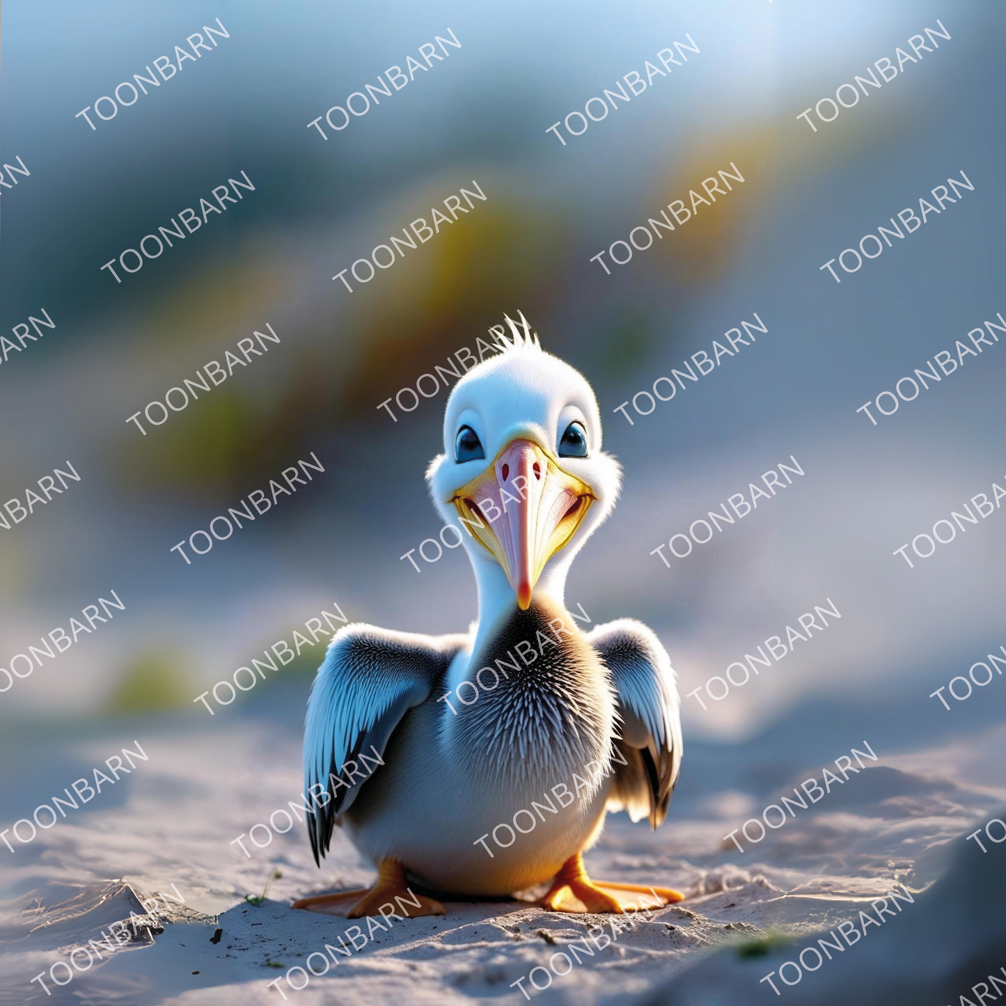 Baby Pelican ©Toonbarn