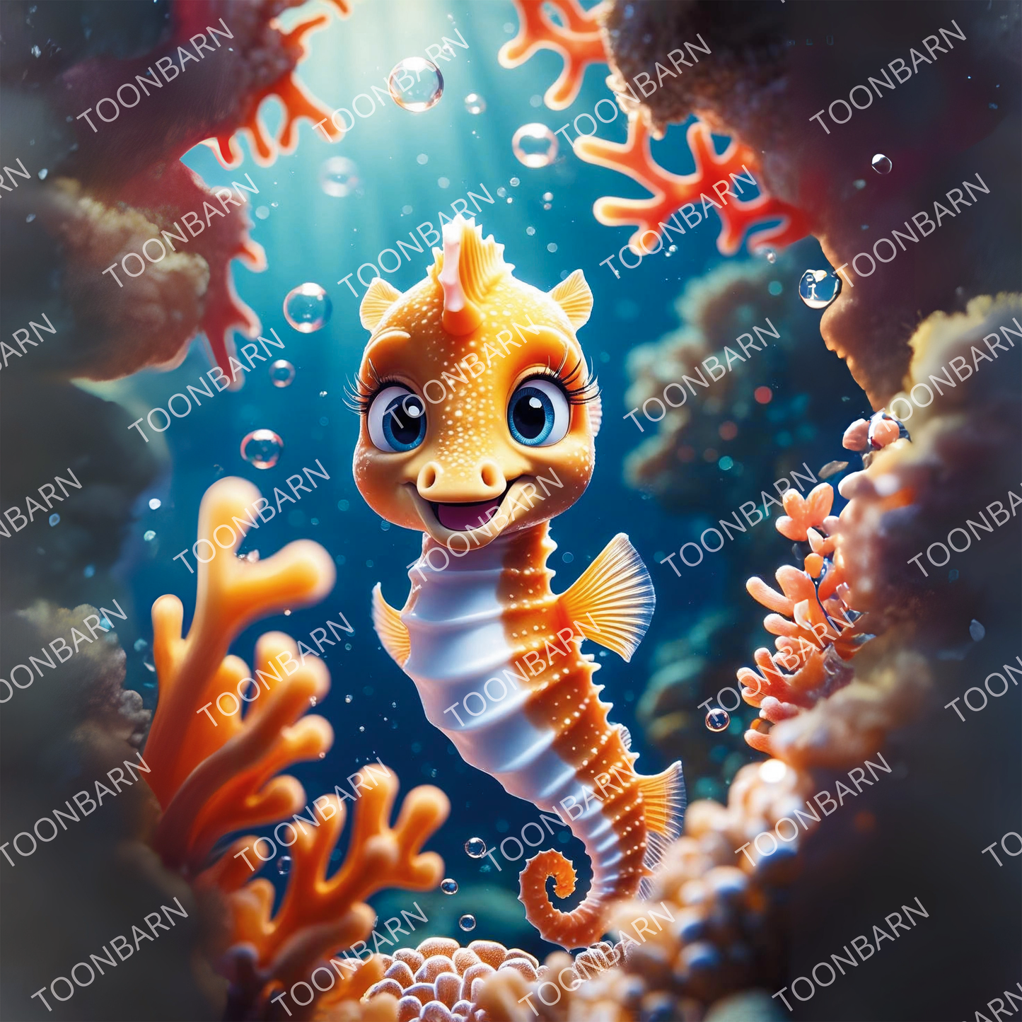 Baby seahorse ©Toonbarn