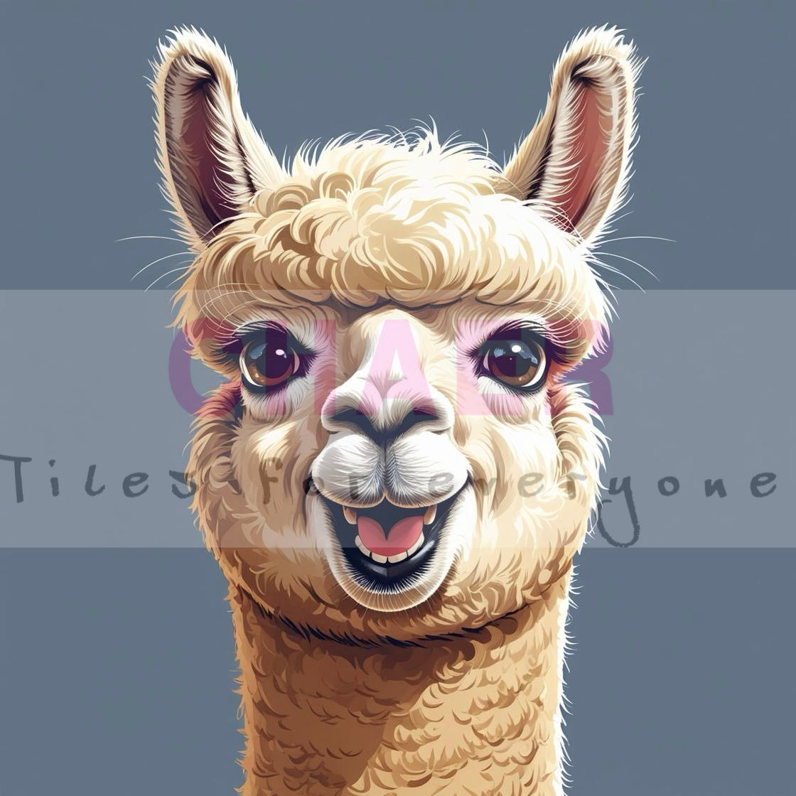 Alpaca face
