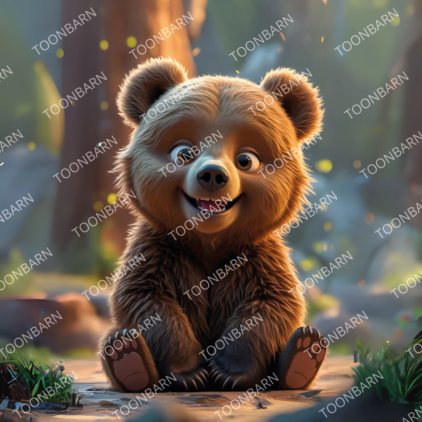 Baby Brown bear ©Toonbarn