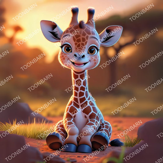 Baby Giraffe ©Toonbarn