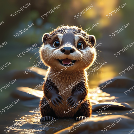 Baby Otter ©Toonbarn