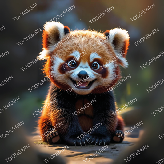 Baby Red panda ©toonbarn
