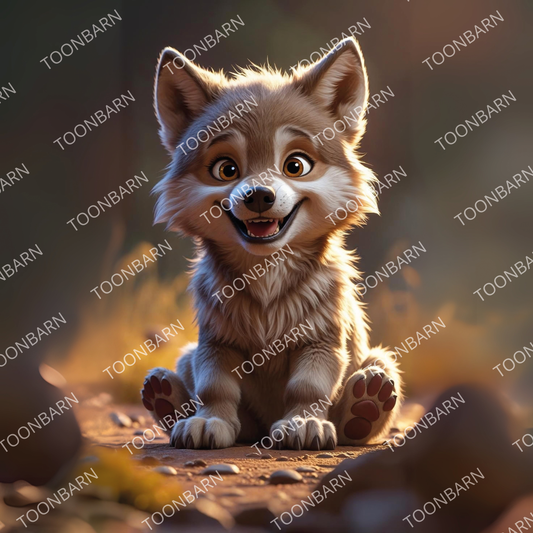 Baby Wolf ©Toonbarn