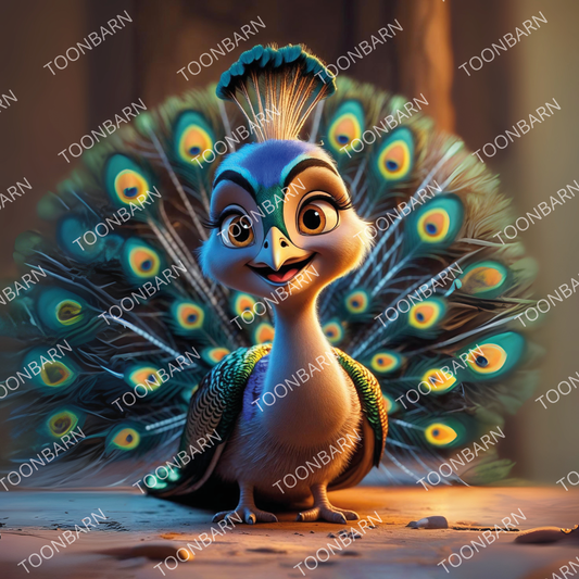 Baby Peacock ©Toonbarn