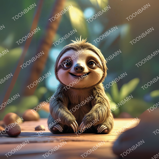 Baby Sloth ©Toonbarn